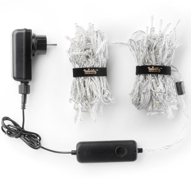 Světelné rampouchy Icicle, 190 AWW LED, Gen.II, IP44, Gold Edition