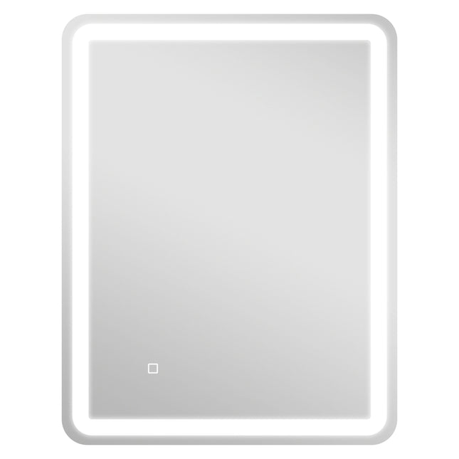 Illuminated Bathroom Mirror, Touch Control, Anti-Fog, 70x90 cm