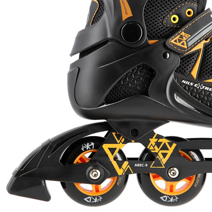 In-Line Skates, Black/Orange, Size 40