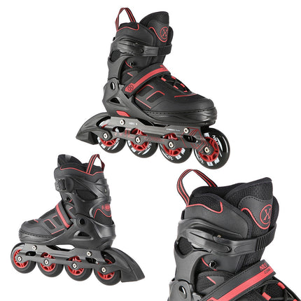 In-Line Skates, Black-Red, Size M