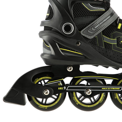 In-Line Skates, Black-Yellow, Size 41