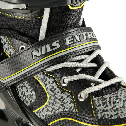 In-Line Skates, Black-Yellow, Size L (39-42)