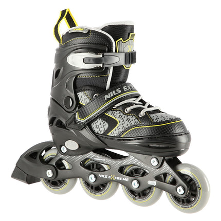 In-Line Skates, Black-Yellow, Size L (39-42)