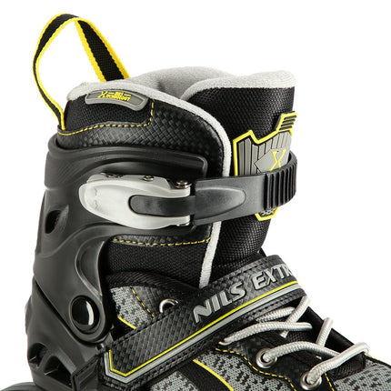 In-Line Skates, Black-Yellow, Size L (39-42)