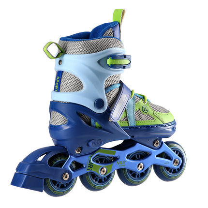 In-Line Skates, Blue-Green, Size M (35-38)