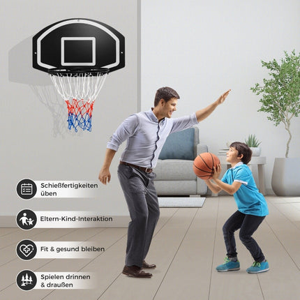 Basketbalový koš do interiéru – nerozbitná deska 72x45.5cm