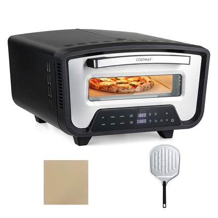 Indoor Electric Pizza Oven, 1700W, 12-Inch, Touch Display