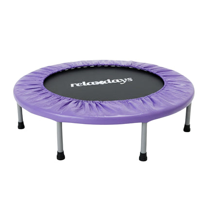 Fitness trampolína do interiéru, Ø95 cm, skládací, protiskluzová