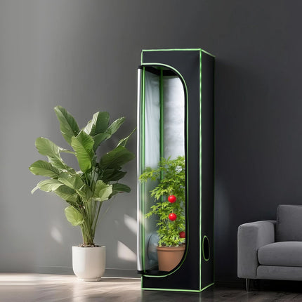 Indoor Grow Tent 40x40x160 Cm, 600D Mylar, Window