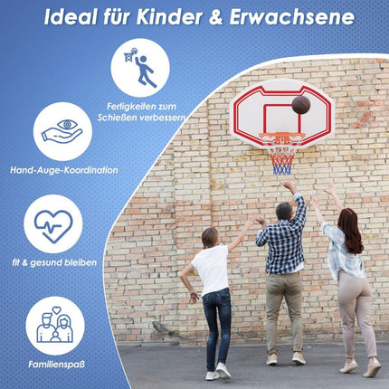 Mini basketbalový koš do interiéru – obruč 45cm, odolná deska