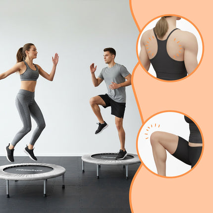 Mini trampolína do interiéru Ø95 cm – skládací, protiskluzová