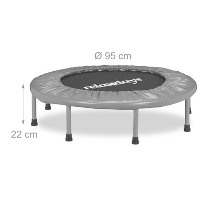 Mini trampolína do interiéru Ø95 cm – skládací, protiskluzová