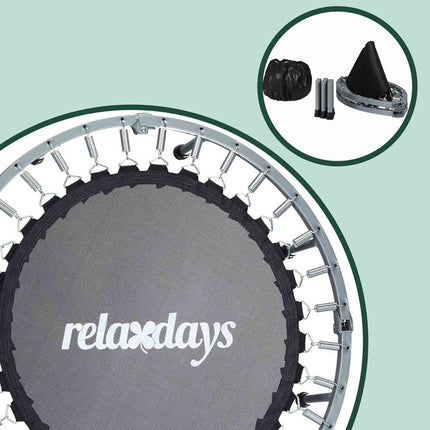 Mini trampolína do interiéru Ø95 cm – skládací, protiskluzové nožky