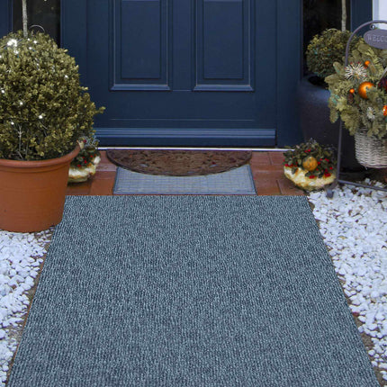 Indoor Outdoor Rug Runner 6x36 ft, Waterproof Non-Slip, Gray