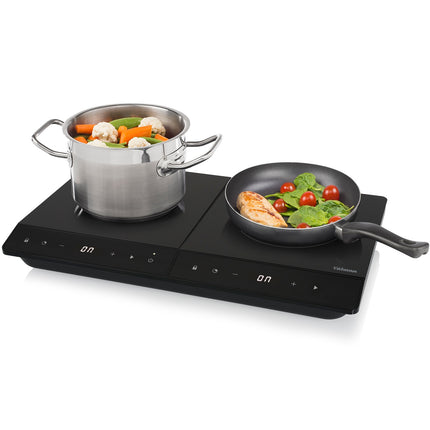 Indukční plotýnka dvojitá IK-6162, 19&16cm, LCD, dotyková