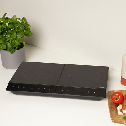 Indukční plotýnka dvojitá IK-6162, 19&16cm, LCD, dotyková