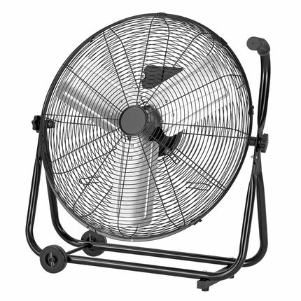 Industrial 24 Inch Floor Drum Fan, 7500 CFM, 3-Speed