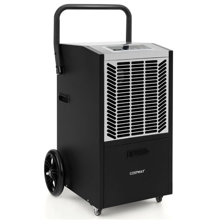 Průmyslový odvlhčovač 66L/den s čerpadlem a vypouštěcí hadicí, 418 m²