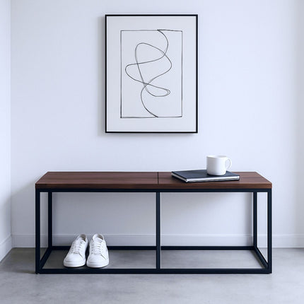 Industriální jídelní lavice, 120 cm, pro 2 osoby