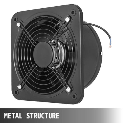 Industrial Metal Exhaust Fan, 10-Inch 220V