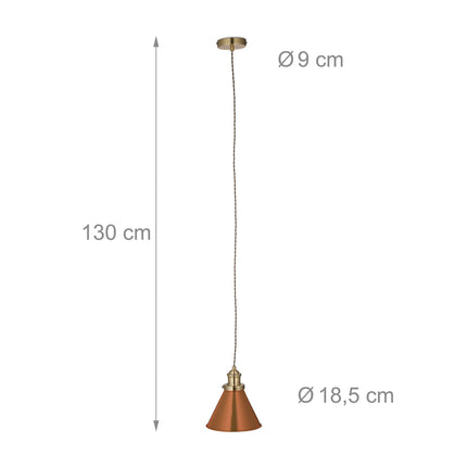 Industriální závěsná lampa