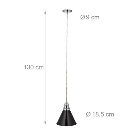 Industriální závěsná lampa