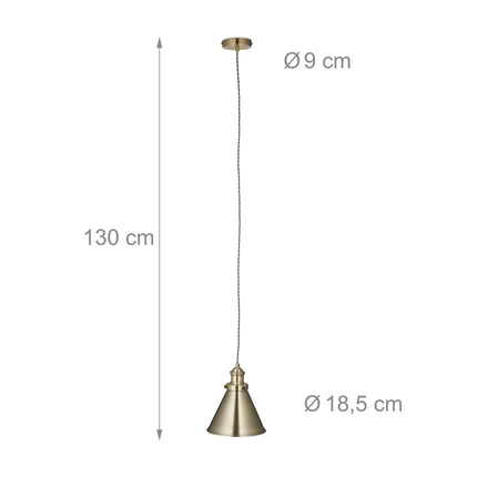Industriální závěsná lampa