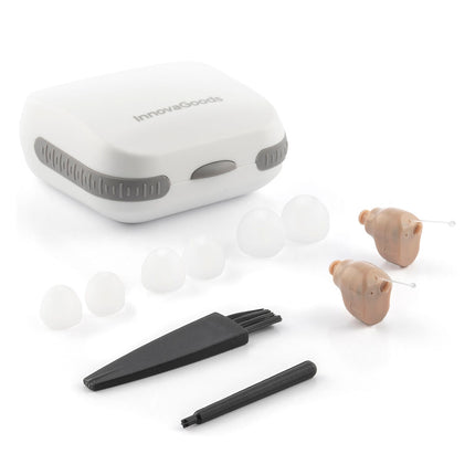 Naslouchátko do ucha s příslušenstvím Hearzy InnovaGoods, 2 ks