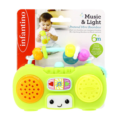 Infantino interaktivní hračka mini boombox
