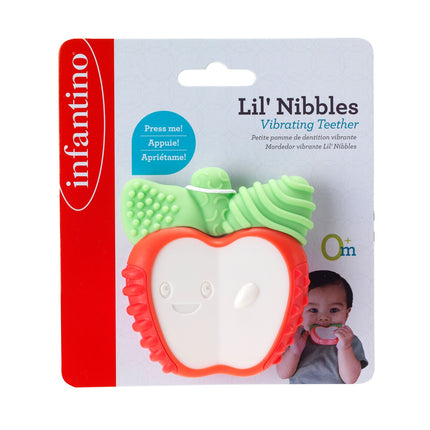 Infantino vibrační kousátko Lil´ Nibbles - jablko
