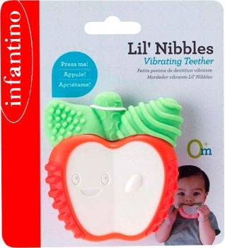 Infantino vibrační kousátko Lil´ Nibbles - jablko