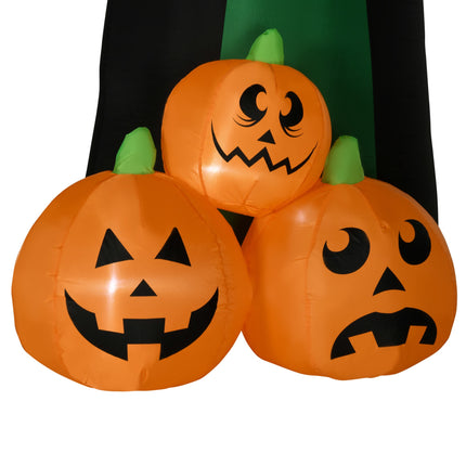 Inflatable 2.4m LED Pumpkin Ghost for Outdoor Halloween Decor