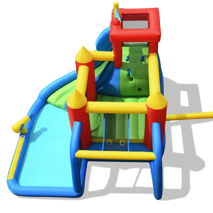 Inflatable Bouncy Castle with Slide, Pool, 450W Blower