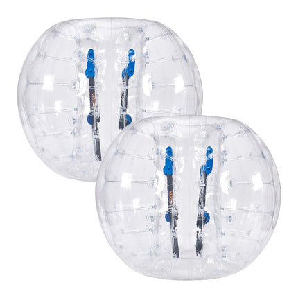 Inflatable Bumper Balls 2-Pack, 4 Ft PVC Body Zorb