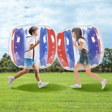 Inflatable Bumper Balls 2-Pack, 4 Ft PVC Zorb Balls