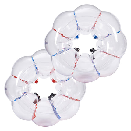 Inflatable Bumper Balls 2-Pack, 4 Ft PVC Zorb Balls