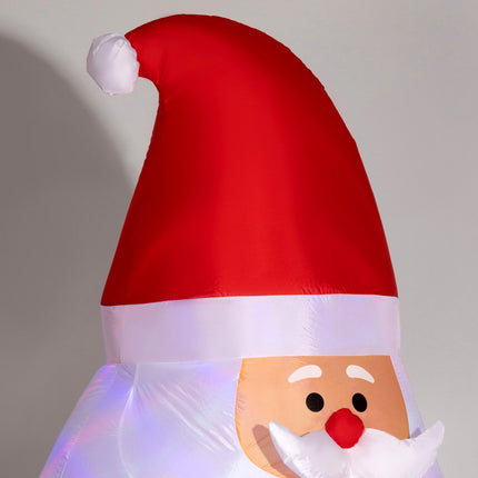 Nafukovací Santa Claus 6ft se svítící LED koulí pro venkovní použití