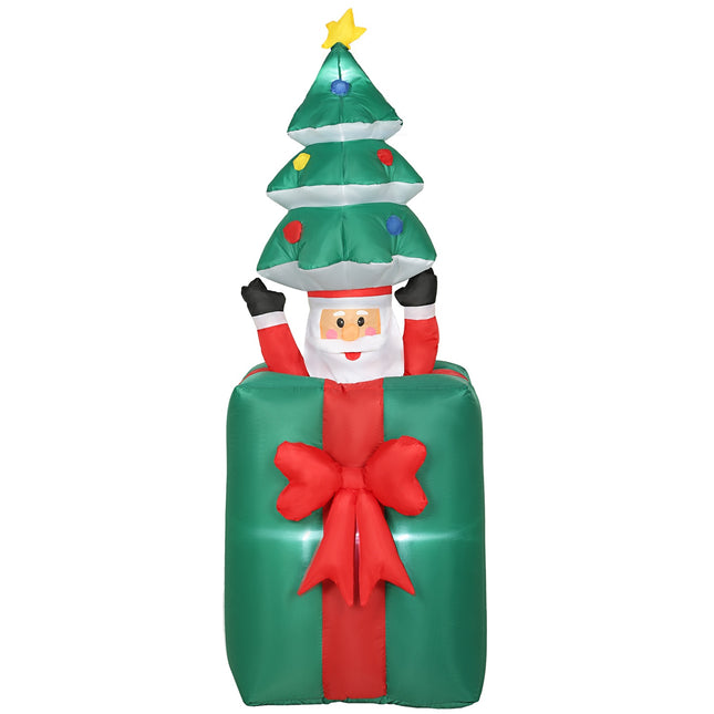 Inflatable Christmas Decoration with LED Lights, Indoor/Outdoor