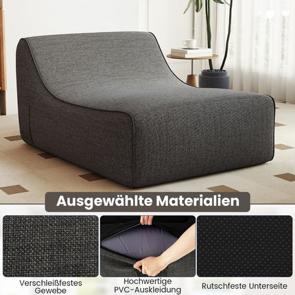 Nafukovací ergonomické relaxační křeslo se snímatelným potahem