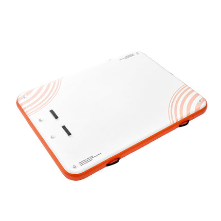Inflatable Floating Dock 6 x 5 Ft, Non-Slip, Ladder