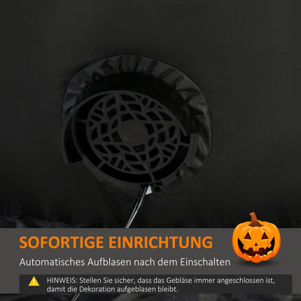 Inflatable Halloween Pumpkin with LED Lights, 2.7m