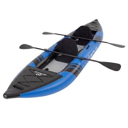 Inflatable Kayak Set with Aluminum Paddles & EVA Seats