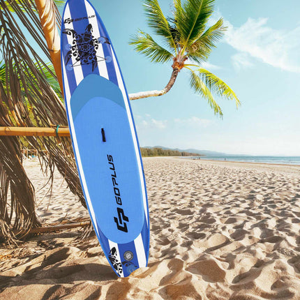 Nafukovací paddleboard 10.6 ft, nastavitelné pádlo, pumpa