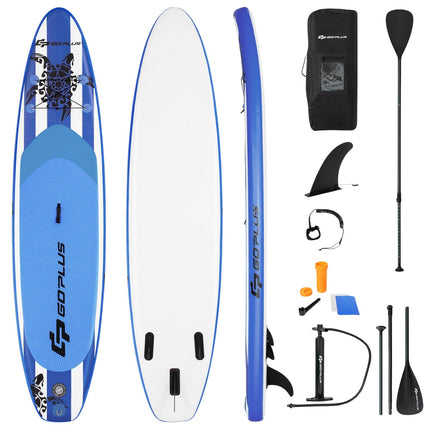 Nafukovací paddleboard 10.6 ft, nastavitelné pádlo, pumpa
