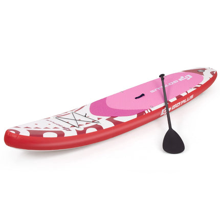 Nafukovací paddleboard 325x76x16cm, set, růžová
