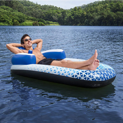 Nafukovací bazénové lehátko s držákem nápojů, 1.91m x 1.07m