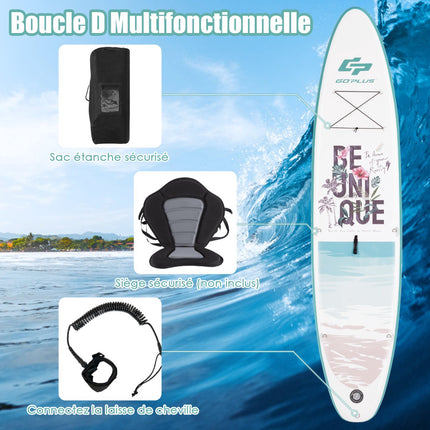 Nafukovací SUP board 320 cm, set s pádlem, pumpou a batohem