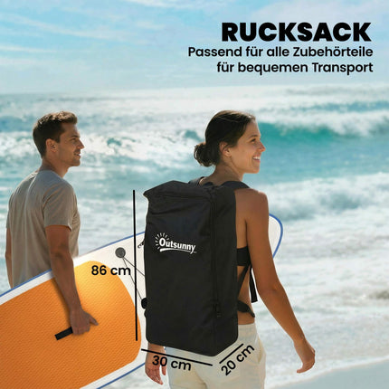 Nafukovací SUP board set s pádlem, ploutví a batohem