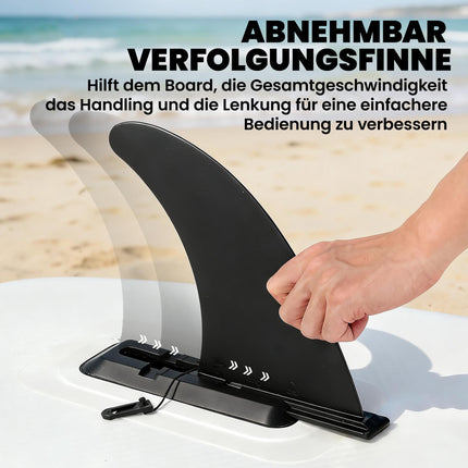 Nafukovací SUP board set s pádlem, ploutví a batohem