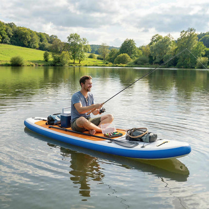 Nafukovací SUP board set s pádlem, ploutví a batohem